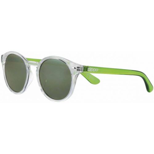 Zippo OB137-05 Round Shape Sunglasses for Men, 50 mm Size, Green - 267000573