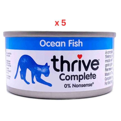 Thrive Cat Ocean Fish Wet Food 75G (Pack Of 5)