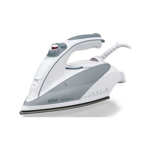 Braun Text Style, Eloxal soleplate, Anti Drip System, 150g/ min, 2000 Watts Textile Protector (TS 535)