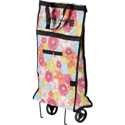 Royalford 30 L Foldable Shopping Trolley Bag-(Multicolor)-(RF11373)