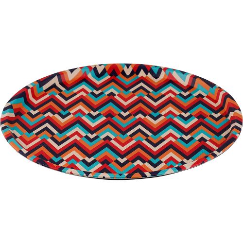 Royalford 36 Cm Round Leather Tray-(Multicolor)-(RF11266)
