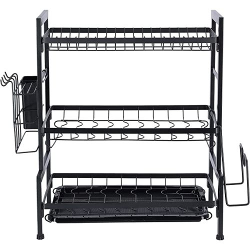 3-layer Stainless Steel Dish Rack-(RF10154)
