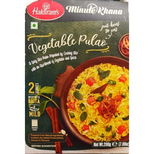 Haldirams Minute Khana Vegetable Pulao 200gm