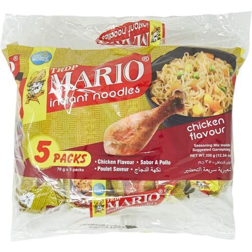 Mario Instant Chicken Noodles - 350 Gm Pack Of 8 (UAE Delivery Only)