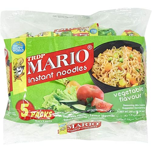 Mario Instant Vegetable Noodles - 350 Gm Pack Of 8 (UAE Delivery Only)