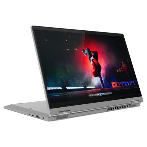 Lenovo Flex 5 (2-in-1) Laptop – Ryzen 3 2.6GHz, 4GB RAM, 128GB SSD, Win10 Home, 14 inch FHD, Grey, Arabic/English Keyboard - 82HU008DAX