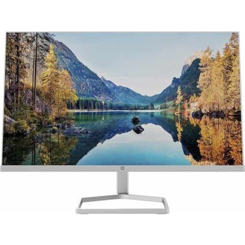 HP M24fw Full HD 23.8" IPS LCD Monitor with AMD FreeSync 2021 Model, Silver White