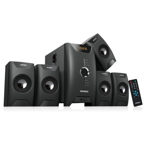iSonic 5.1 Channel Sound System, Black - iS 470