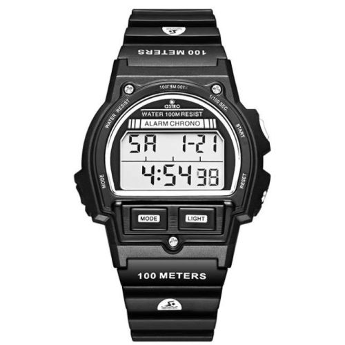 Astro Kids P5101 Movement Watch, Digital Display and Polyurethane Strap - A23923-PPBB, Black