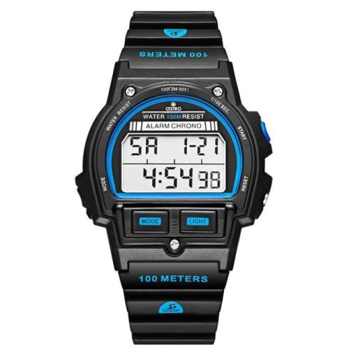 Astro Kids P5101 Movement Watch, Digital Display and Polyurethane Strap - A23923-PPBBN, Black