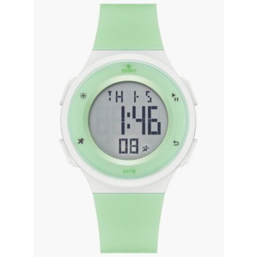 Astro Kids P4401 Movement Watch, Digital Display and Polyurethane Strap - A23924-PPGG, Green