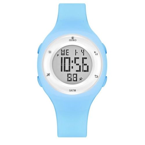 Astro Kids P4401 Movement Watch, Digital Display and Polyurethane Strap - A23925-PPLL, Blue