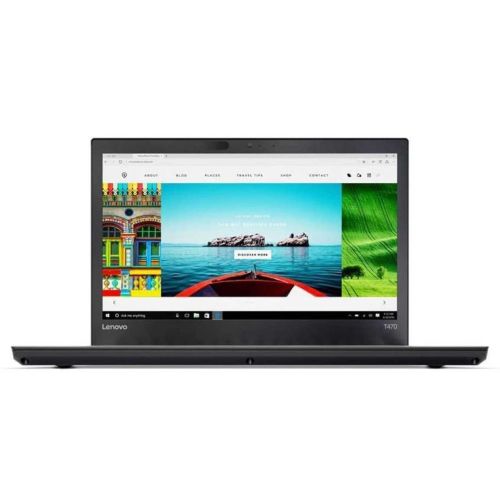 Lenovo ThinkPad T470 14 Inch FHD IPS Touch-Screen Business Laptop, Intel Core i5- 8GB RAM, 256 GB SSD, Fingerprint Reader, Windows 10 Professional, Pre-Owned With 1 Year Warranty