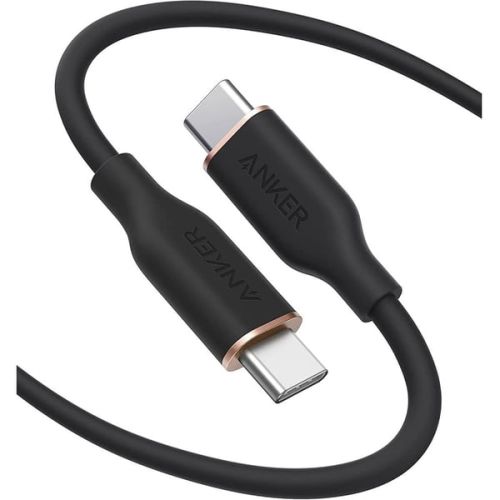 Anker 643 USB-C to USB-C Silicone Cable 1.8m-(Black)-(A8553H11)