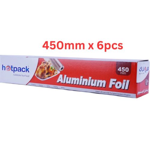 Hotpack Aluminium Foil Set Silver Special - 6 Rolls - AF45150HPF