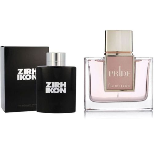 Zirh Ikon Eau De Toilette 125ml & Rue Broca Pride Ladies Eau De Perfume For Women 100 ml- Gift Set (UAE Delivery Only)