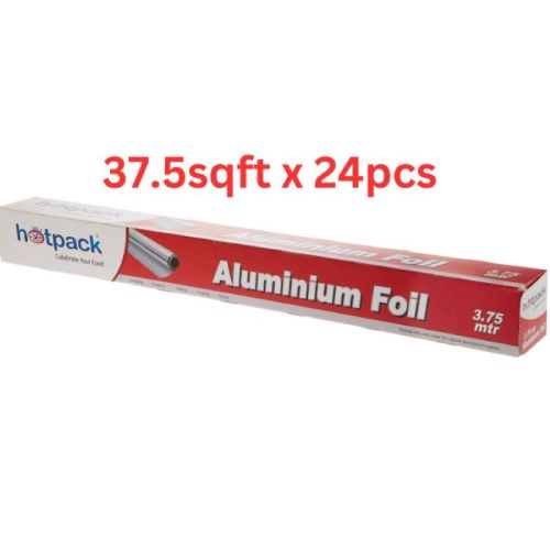 Hotpack Aluminium Foil Embossed, 24 Rolls - AF375HP