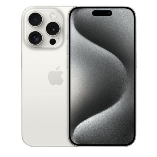 Apple iPhone 15 Pro, 6.1 inch, 128GB, White Titanium (Physical Sim & eSim)