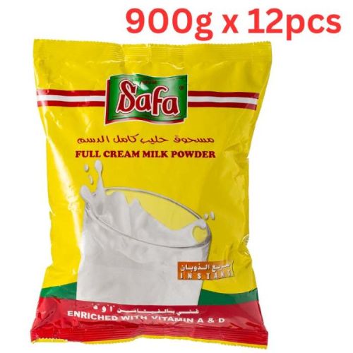 Zahrat Safa Instant Milk Powder Pkt  (Pack Of 12 X 900g)