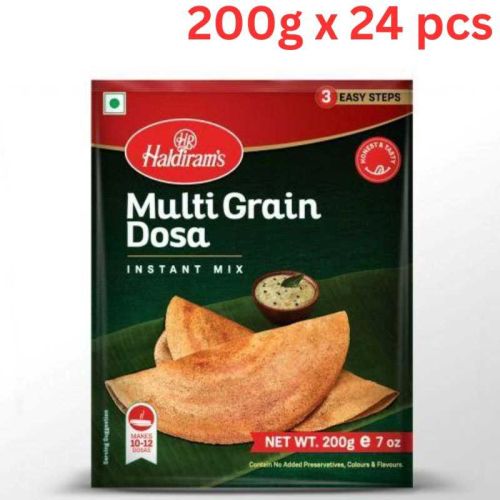 Haldirams Instant Mix Multi Grain Dosa 200 Gm Pack Of 24 (UAE Delivery Only)