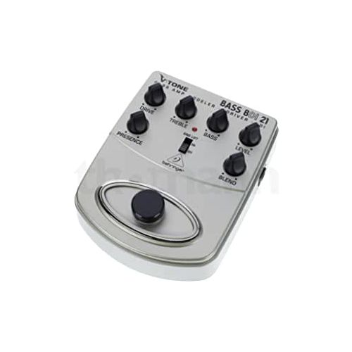 Behringer BDI21 Bass Amp Modeler/DI Guitar Effects Pedal, Silver, B000KIPUQG