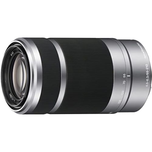 Sony E 55-210mm f/4.5-6.3 OSS Lens, Black, B005IHAIKM