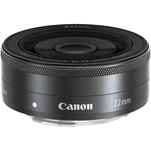 Canon EF M 22 mm f/2 STM Lens, Black, 5985B005AA, B008O0IDAC