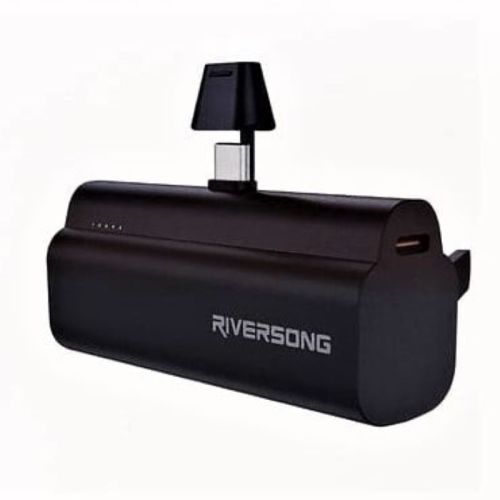 Riversong Lightning Mini PD Portable 5000mAh PD20W Power Bank For Type C - RS.GO05CPRO-PB86.BK (UAE Delivery Only)