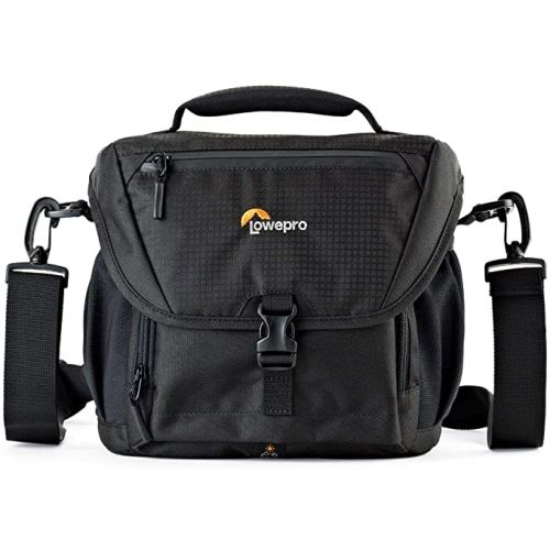 Lowepro Nova 170 AW. DSLR Shoulder Camera Bag for Pro DSLR with Attached 24 105mm Compact Photo, Black, 170 AW II, B073C73HDZ