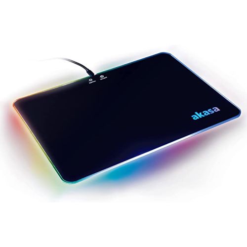 Akasa Vegas X9 LED RGB Gaming Mouse Pad, B07786HSMS