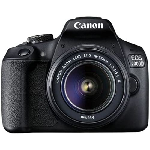 Canon Eos 2000D Ef S 18 55Mm Iii Lens , Black, 2728C002, 2000D Efs 18-55Mm Dc Iii Kit, 18-55 Dc Iii Kit, B07BMV268V