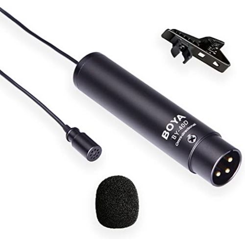 Boya By-M4Od Tie Microphone/Lavalier Microphone For Digital Slr Camera Black, B07D85FS6N