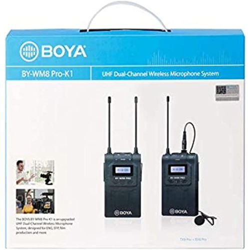 Boya BY-WM8 Pro-K1 Wireless microphone system, B07P61HJ3N