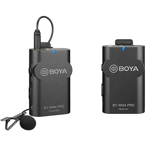 Boya BY-WM4 PRO- Portable 2.4G Wireless Microphone, B081NMSXJ1