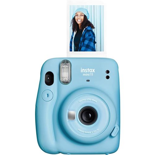 Fujifilm 16654762 Instax Mini 11 Instant Camera, Sky Blue, B08527W1MF