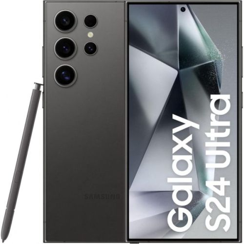 Samsung Galaxy S24 Ultra, 5G, 1TB, 12GB, Dual Sim, Titanium Black (UAE Version)