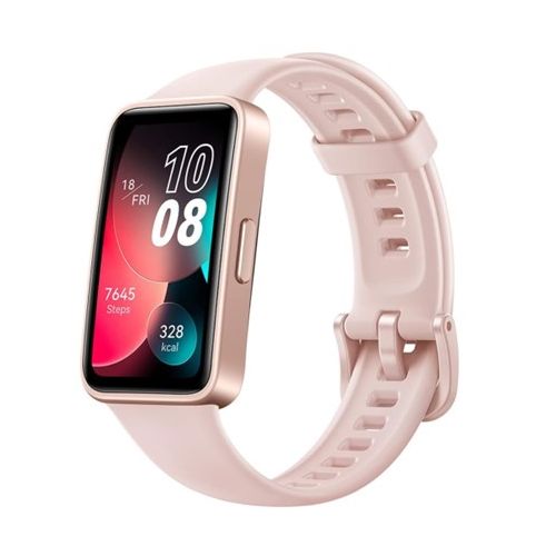 HUAWEI Band 8 Smart Watch, Ultra-thin Design, Scientific Sleeping Tracking, 2-week battery life, Compatible with Android & iOS, 24/7 Health Management, Pink