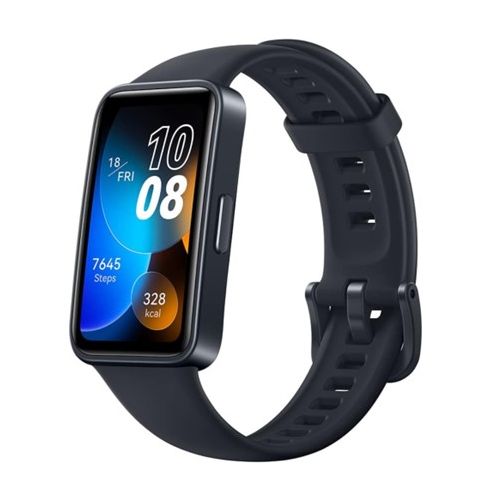 HUAWEI Band 8 Smart Watch, Ultra-thin Design, Scientific Sleeping Tracking, 2-week battery life, Compatible with Android & iOS, 24/7 Health Management, Black