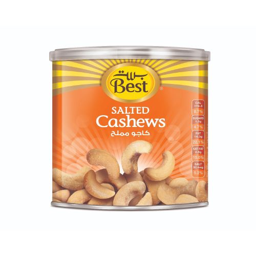 Best Salted Cashews Can 275Gm