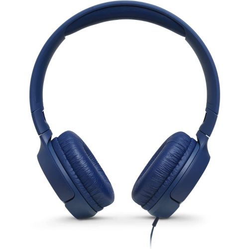 JBL Tune 500 Wired On-Ear Headphones, Blue