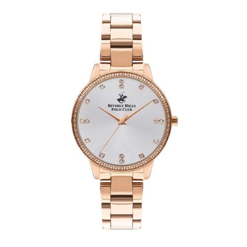 Beverly Hills Polo Club Women's Analog Silver Dial Watch - BP3297C.430