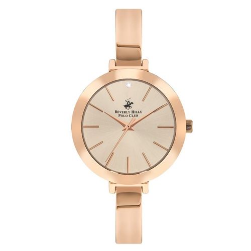 Beverly Hills Polo Club Women's Analog Rose Gold Dial Watch - BP3331X.410