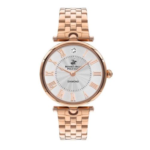 BEVERLY HILLS POLO CLUB Women's Analog Silver Dial Watch - BP3335X.430