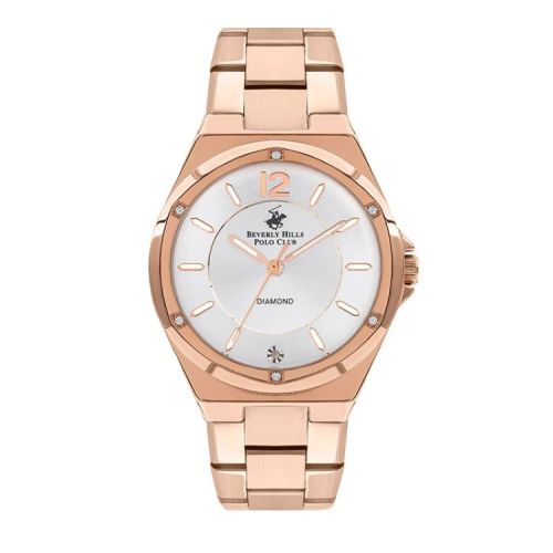 Beverly Hills Polo Club Women's Analog Silver Dial Watch - BP3351X.430