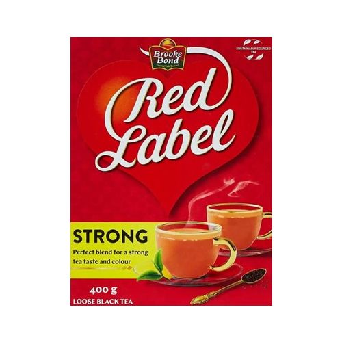 Brooke Bond Red Label Black Loose Tea, 400 gm