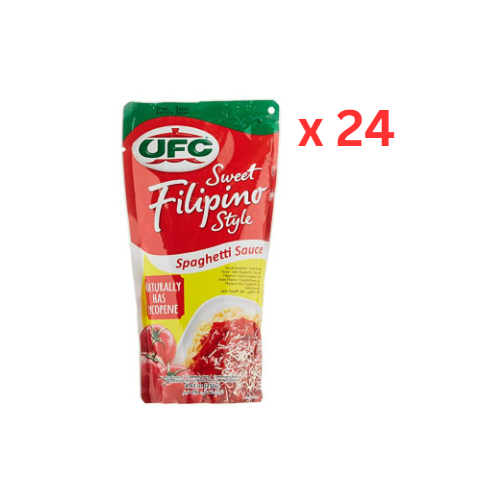 Ufc Spaghetti Sauce Sweet Filipino Style, 250 Gm Pack Of 24 (UAE Delivery Only)