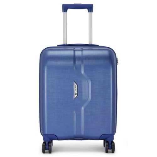 Carlton Oslo Blue Hardside Casing 68cm Medium Check-in Luggage - CA OSLO69CBT