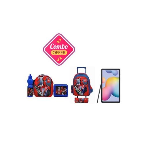 Spider-Man Stand By Me trolley+ Lunch Bag + Samsung Tab Combo Offer