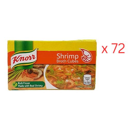 Knorr Shrimp Broth Cubes, 60G Pack Of 72 (UAE Delivery Only)