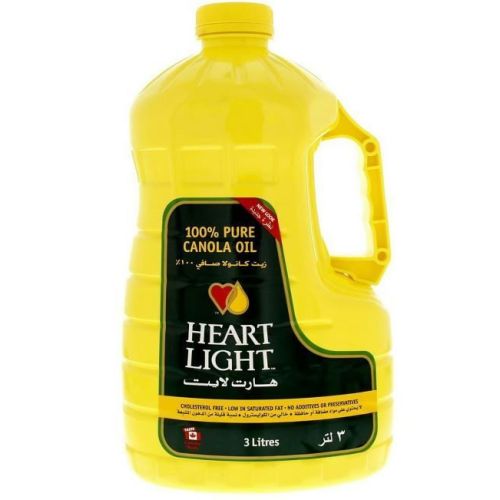 Heart Light Pure Canola Oil 3Ltr